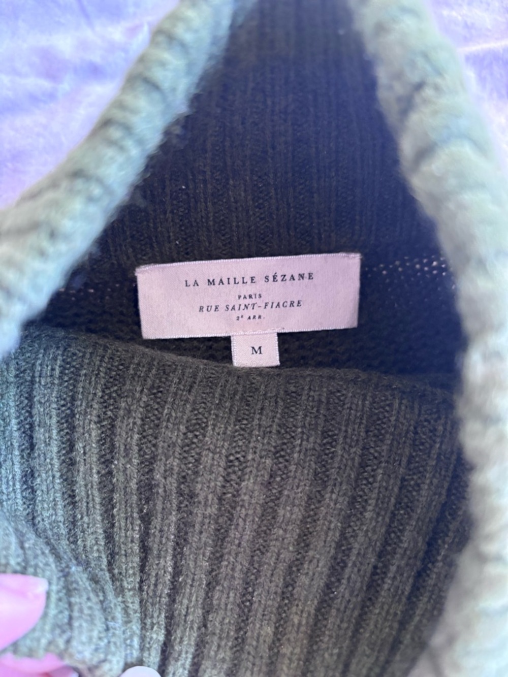 SOLD Like New Sézane Lauren Jumper in Perfect Green Size M - Picture 7 of 9